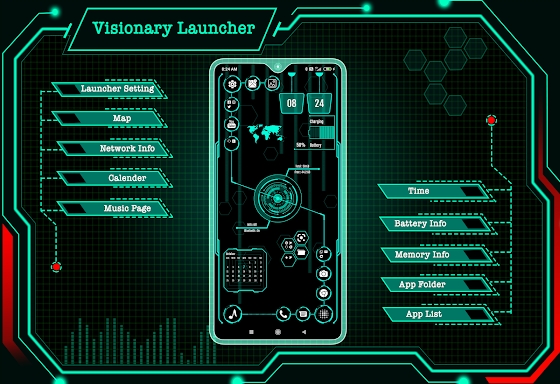 Visionary Launcher screenshots