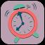 Smart alarm clock icon