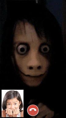 Spooky Momou Call horror Prank screenshots