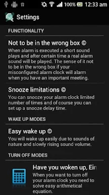 Simple & Reliable Alarm Clock screenshots
