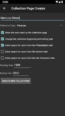 Coin Collection screenshots