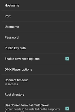 OMX Remote (Raspberry Pi) screenshots