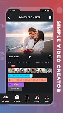 Love video maker with music screenshots