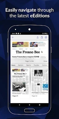 Fresno Bee newspaper screenshots