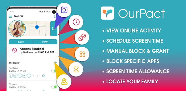 OurPact – Parental Control App screenshots