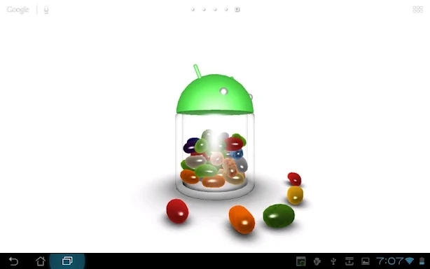 3D Jelly Bean Live Wallpaper screenshots