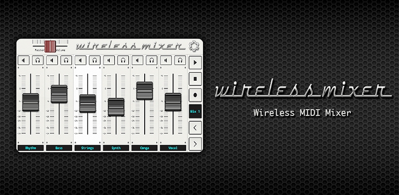 Wireless Mixer - MIDI screenshots