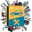 Auto Parts & Engines. Mechanic icon