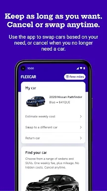 Flexcar screenshots