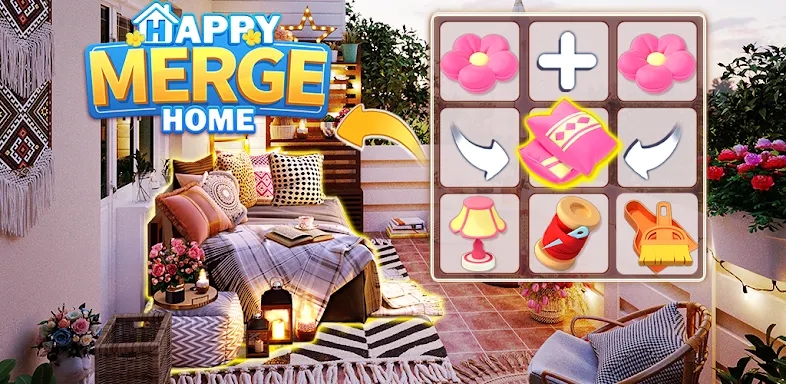 Happy Merge Home screenshots