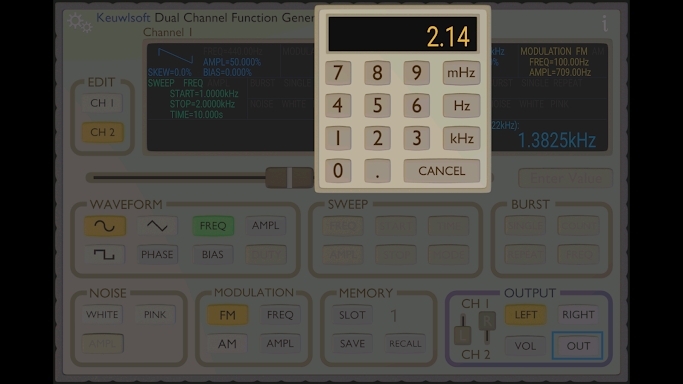 Function Generator screenshots