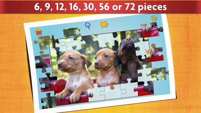 Dogs Jigsaw Puzzle Game Kids screenshots