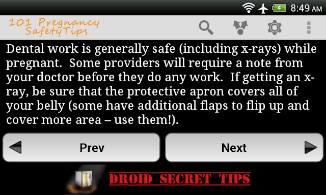 101 Pregnancy Safety Tips Free screenshots