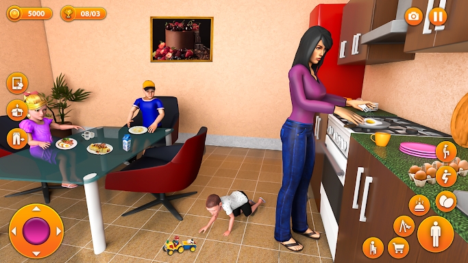 Single Mom Sim Mother Games screenshots
