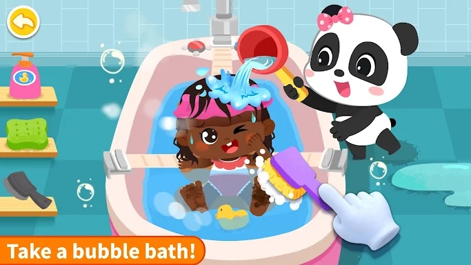 Panda Games: Baby Girls Care screenshots