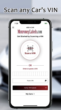 Monroney Labels VIN Decoder screenshots