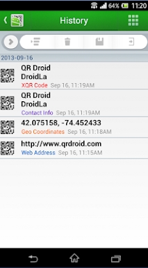 QR Droid Private™ screenshots