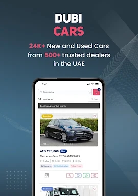 DubiCars: Buy & Sell Cars UAE screenshots