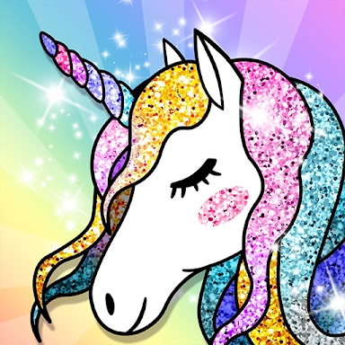 Unicorn Coloring Book Glitter screenshots