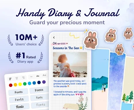 Diary with Lock: Daily Journal screenshots