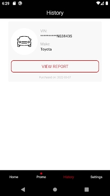 Check Car History for Toyota screenshots