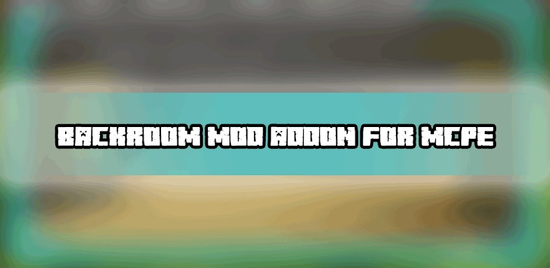 Backroom mod addon for MCPE screenshots