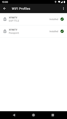 Xfinity WiFi Hotspots screenshots
