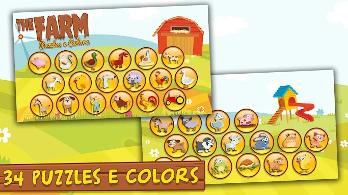 Farm Animals Puzzles Games 2+ screenshots