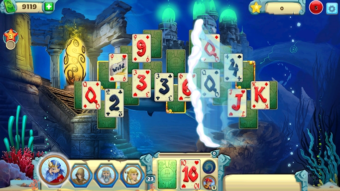 Solitaire Atlantis screenshots