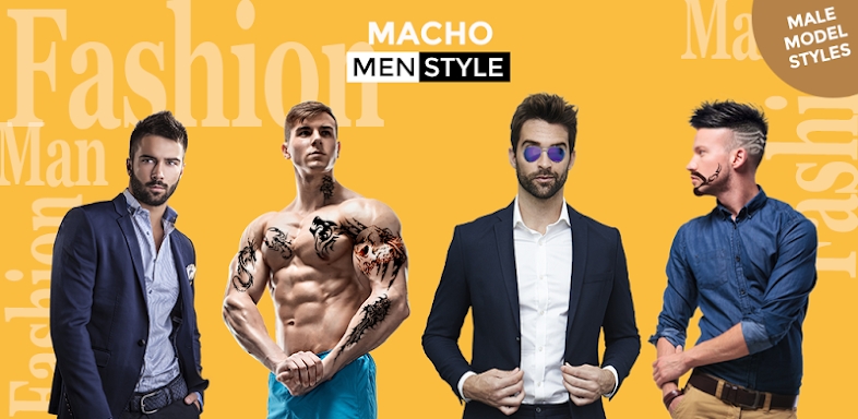 Macho - Man makeover app & Pho screenshots