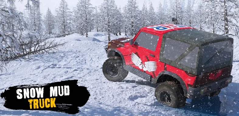 Offroad Snow Mud Truck Runner screenshots