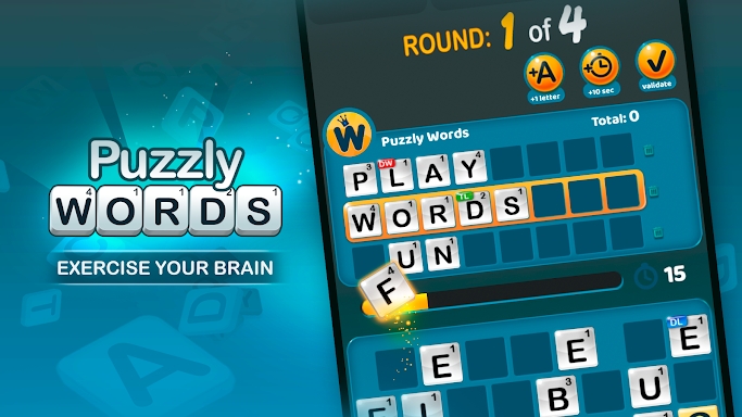 Puzzly Words - word guess game screenshots