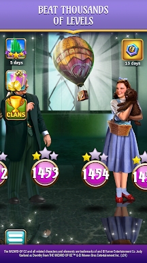 The Wizard of Oz Magic Match 3 screenshots