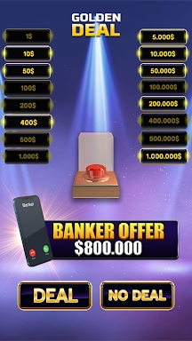 Million Golden Deal Game screenshots