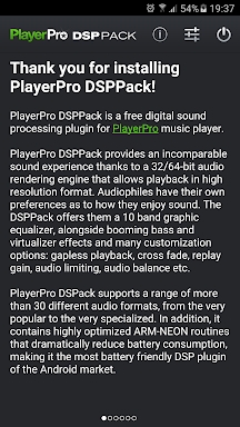 PlayerPro DSP pack screenshots