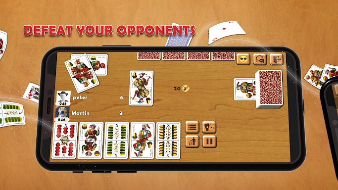 Schnapsen - 66 Online Cardgame screenshots