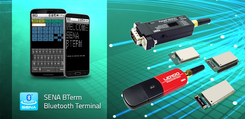 SENA BTerm Bluetooth Terminal screenshots