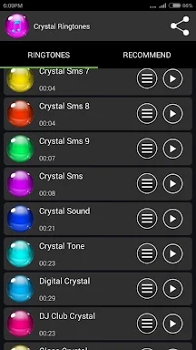 Crystal Ringtones screenshots