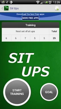 Sit Ups - Fitness Trainer screenshots