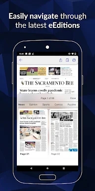 The Sacramento Bee newspaper screenshots