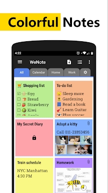 WeNote: Notes Notepad Notebook screenshots