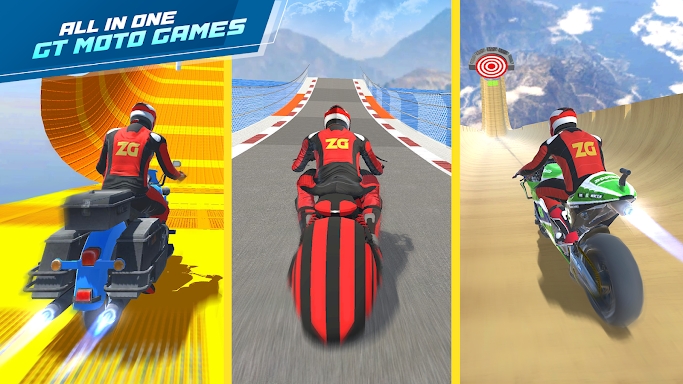 GT Moto Stunt 3D: Driving Game screenshots