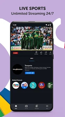 Tamasha: Live Cricket, Movies screenshots