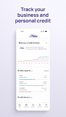 Nav Business Financial Health screenshots