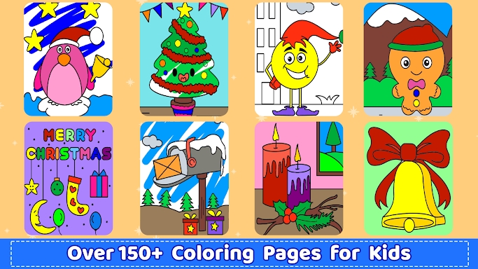 Christmas Coloring Book Games screenshots