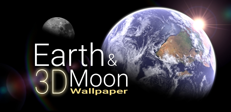 Earth & Moon 3D Live Wallpaper screenshots