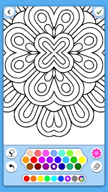 Mandala coloring book adults screenshots