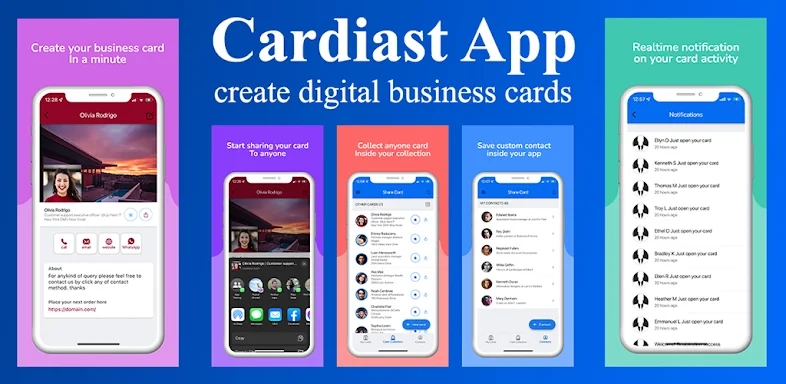 Cardiast - Business Card screenshots