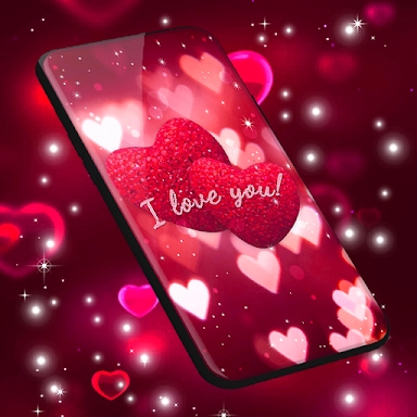 Love Hearts Live HD Wallpaper screenshots