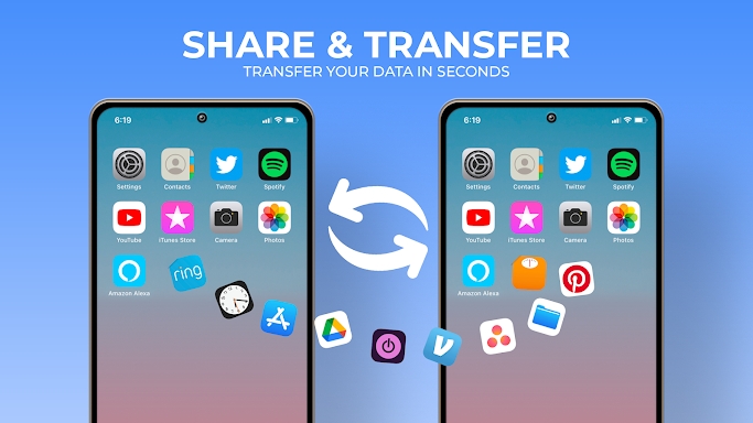 Fast Share Transfer, Share All screenshots